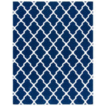 Safavieh Dhurries 634 Rug, DHU634 - Navy / Ivory