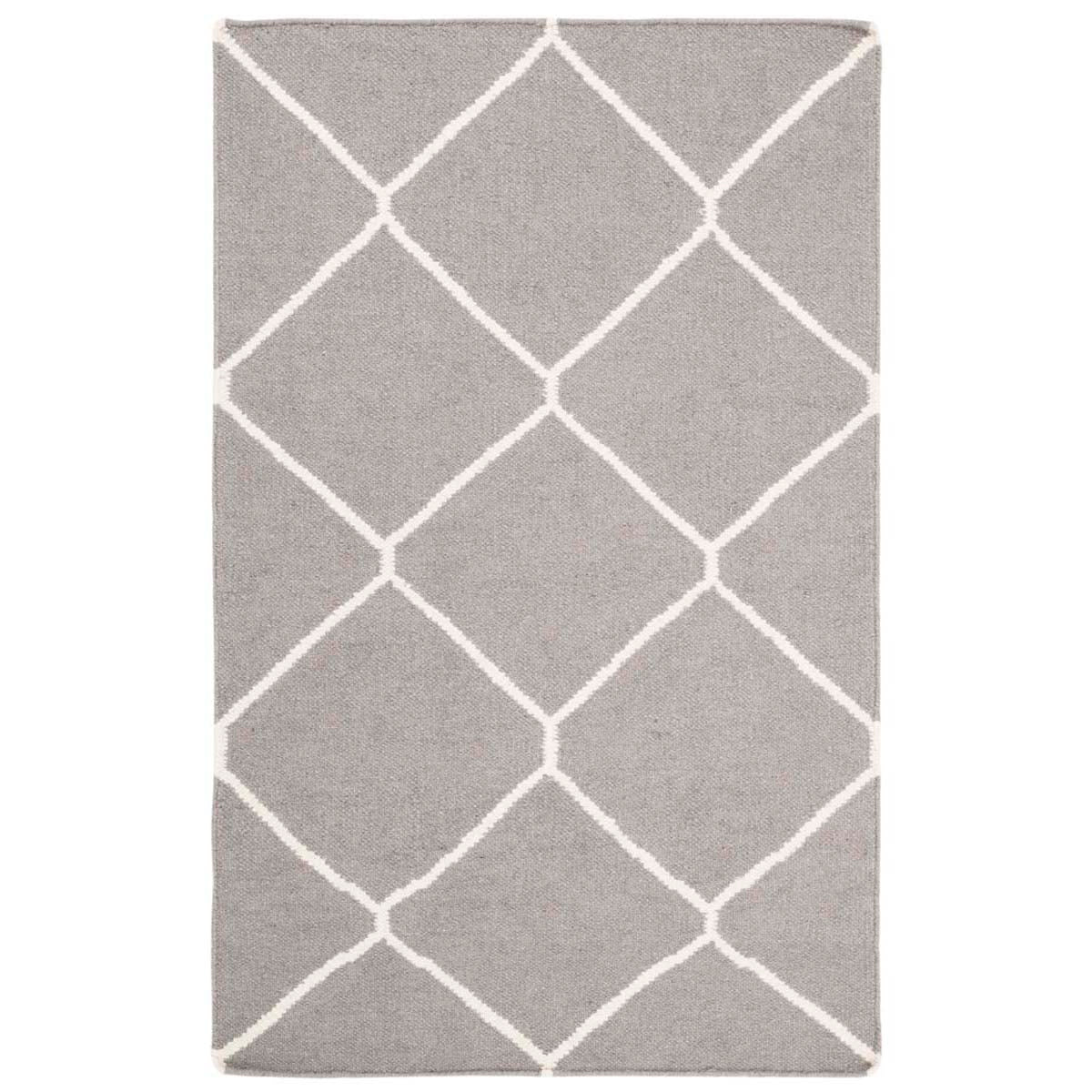 Safavieh Dhurries 635 Rug, DHU635 - Grey / Ivory