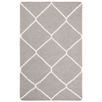 Safavieh Dhurries 635 Rug, DHU635 - Grey / Ivory