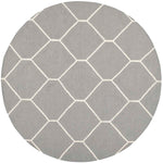 Safavieh Dhurries 635 Rug, DHU635 - Grey / Ivory