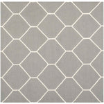 Safavieh Dhurries 635 Rug, DHU635 - Grey / Ivory