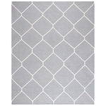 Safavieh Dhurries 635 Rug, DHU635 - Grey / Ivory