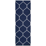 Safavieh Dhurries 635 Rug, DHU635 - Navy / Ivory