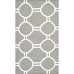 Safavieh Dhurries 636 Rug, DHU636 - Grey / Ivory