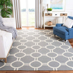 Safavieh Dhurries 636 Rug, DHU636 - Grey / Ivory