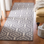 Safavieh Dhurries 637 Rug, DHU637 - Grey / Ivory