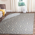 Safavieh Dhurries 637 Rug, DHU637 - Grey / Ivory