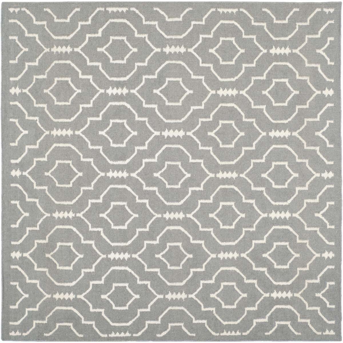 Safavieh Dhurries 637 Rug, DHU637 - Grey / Ivory