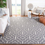 Safavieh Dhurries 637 Rug, DHU637 - Grey / Ivory