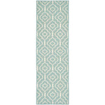 Safavieh Dhurries 637 Rug, DHU637 - Light Blue / Ivory