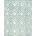 Safavieh Dhurries 637 Rug, DHU637 - Light Blue / Ivory