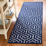 Safavieh Dhurries 637 Rug, DHU637 - Navy / Ivory