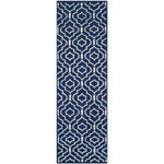 Safavieh Dhurries 637 Rug, DHU637 - Navy / Ivory