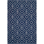 Safavieh Dhurries 637 Rug, DHU637 - Navy / Ivory