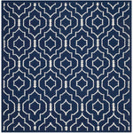 Safavieh Dhurries 637 Rug, DHU637 - Navy / Ivory