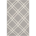 Safavieh Dhurries 638 Rug, DHU638 - Grey / Ivory