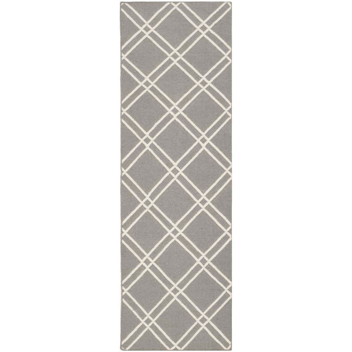 Safavieh Dhurries 638 Rug, DHU638 - Grey / Ivory