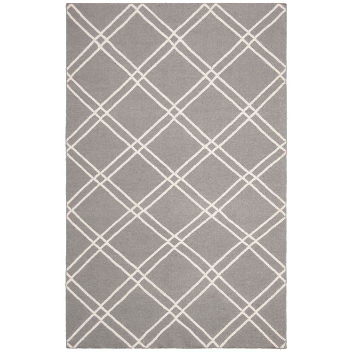 Safavieh Dhurries 638 Rug, DHU638 - Grey / Ivory