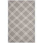 Safavieh Dhurries 638 Rug, DHU638 - Grey / Ivory