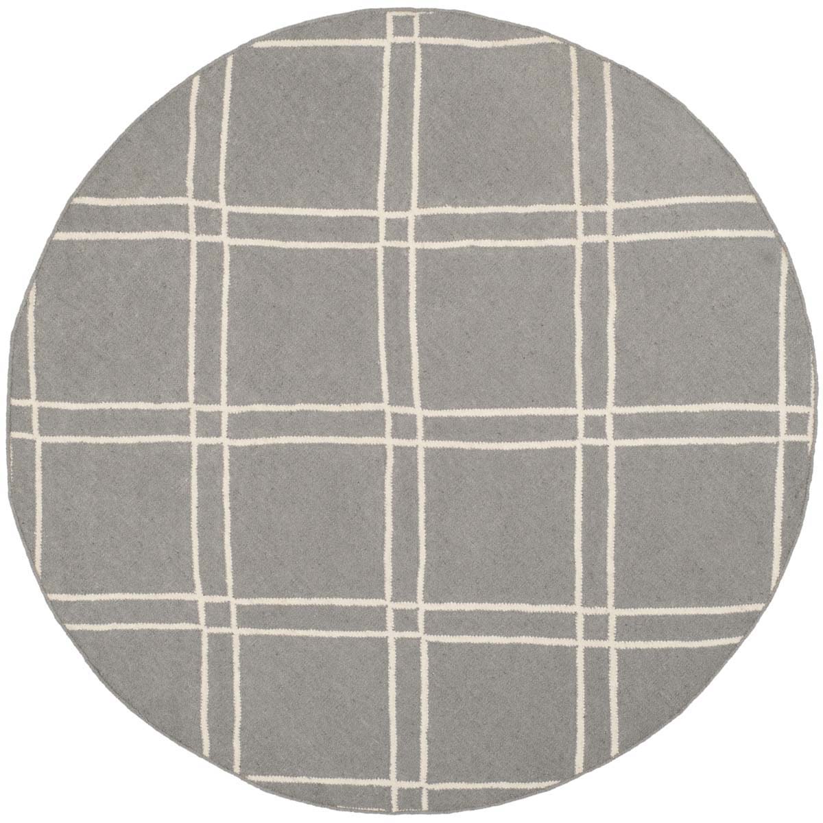 Safavieh Dhurries 638 Rug, DHU638 - Grey / Ivory