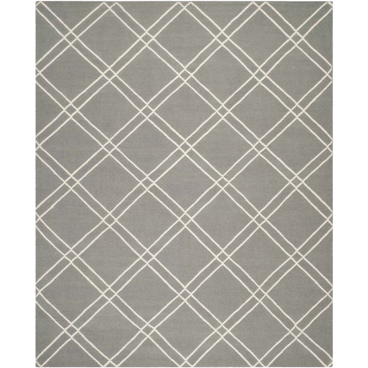 Safavieh Dhurries 638 Rug, DHU638 - Grey / Ivory