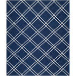 Safavieh Dhurries 638 Rug, DHU638 - Navy / Ivory