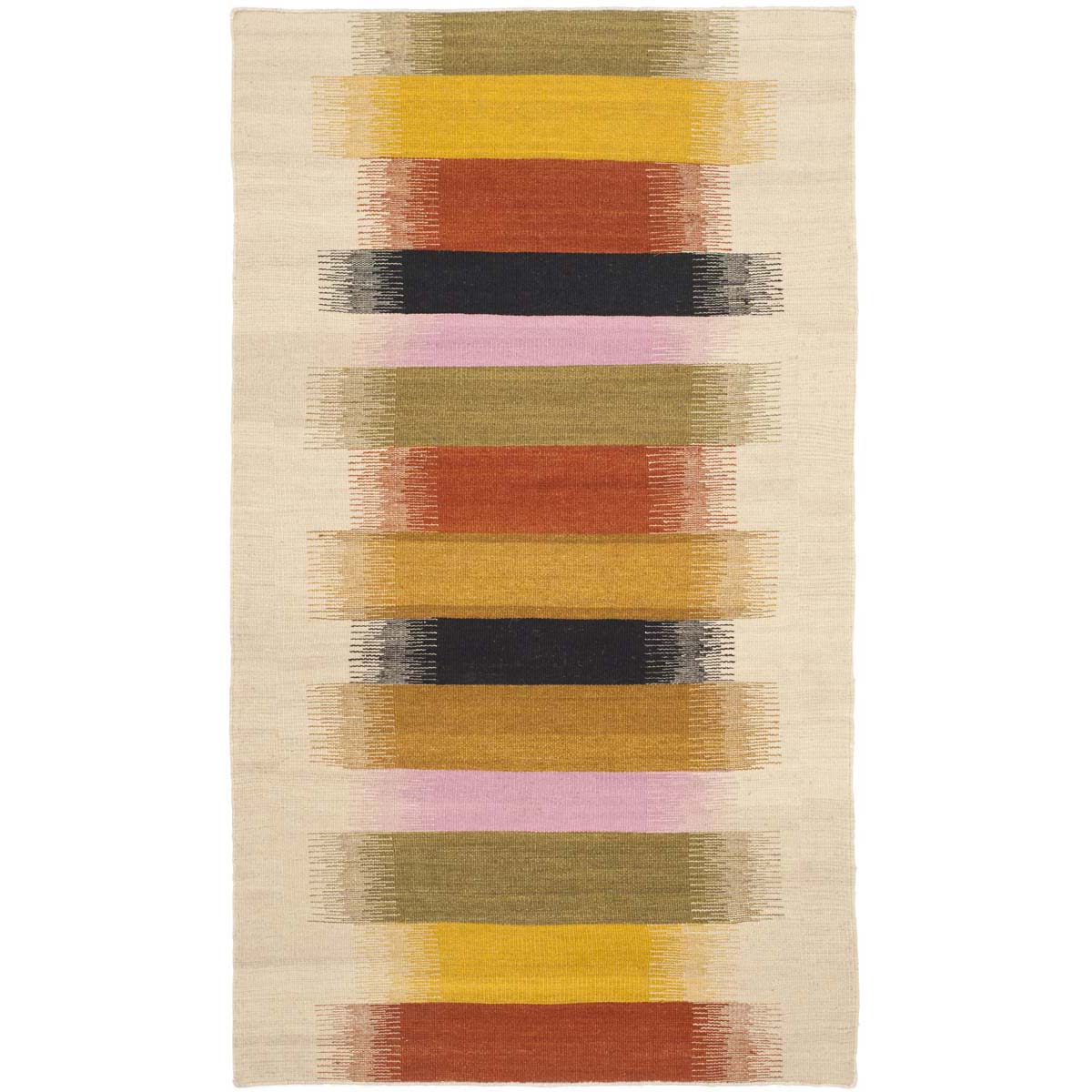 Safavieh Dhurries 642 Rug, DHU642 - Beige / Multi