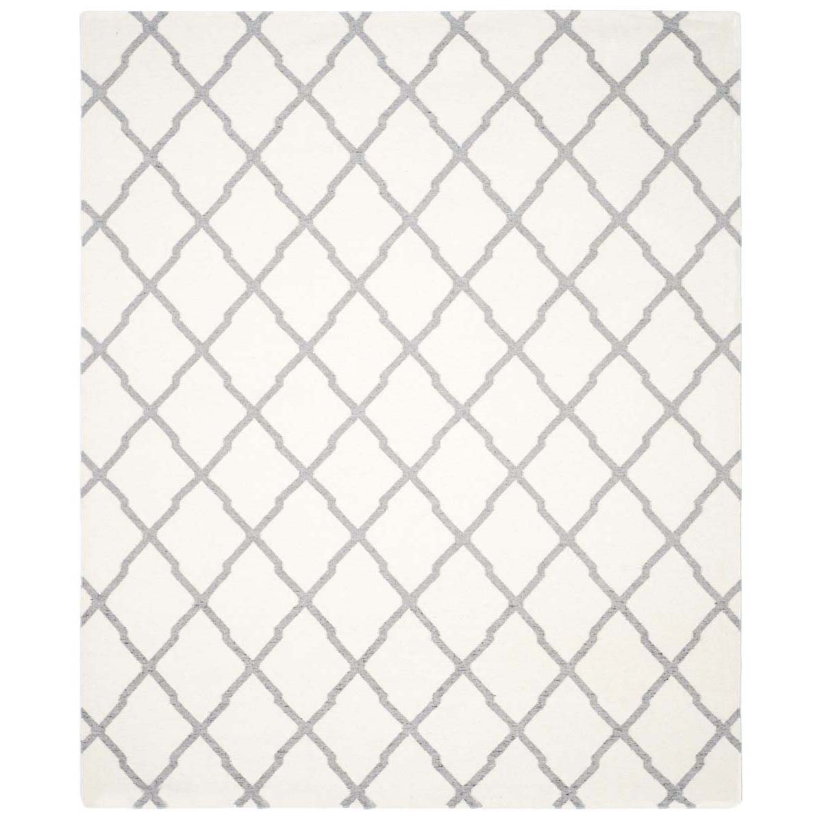 Safavieh Dhurries 645 Rug, DHU645 - Ivory / Grey