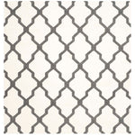 Safavieh Dhurries 645 Rug, DHU645 - Ivory / Charcoal