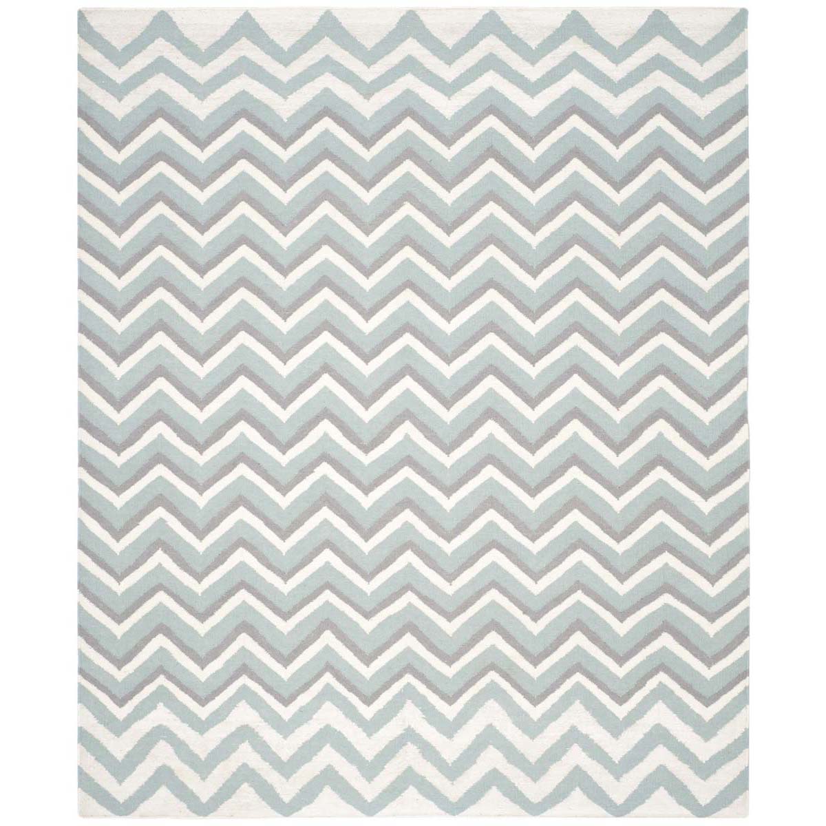 Safavieh Dhurries 646 Rug, DHU646 - Blue / White