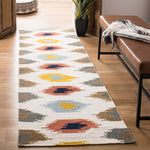 Safavieh Dhurries 648 Rug, DHU648 - Ivory / Multi