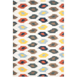 Safavieh Dhurries 648 Rug, DHU648 - Ivory / Multi