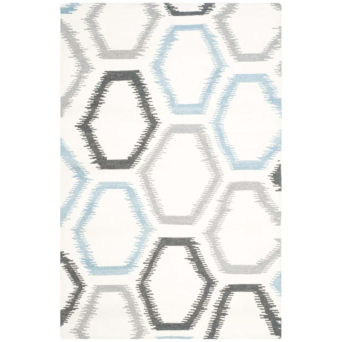 Safavieh Dhurries 655 Rug, DHU655 - Ivory / Multi