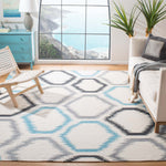 Safavieh Dhurries 655 Rug, DHU655 - Ivory / Multi