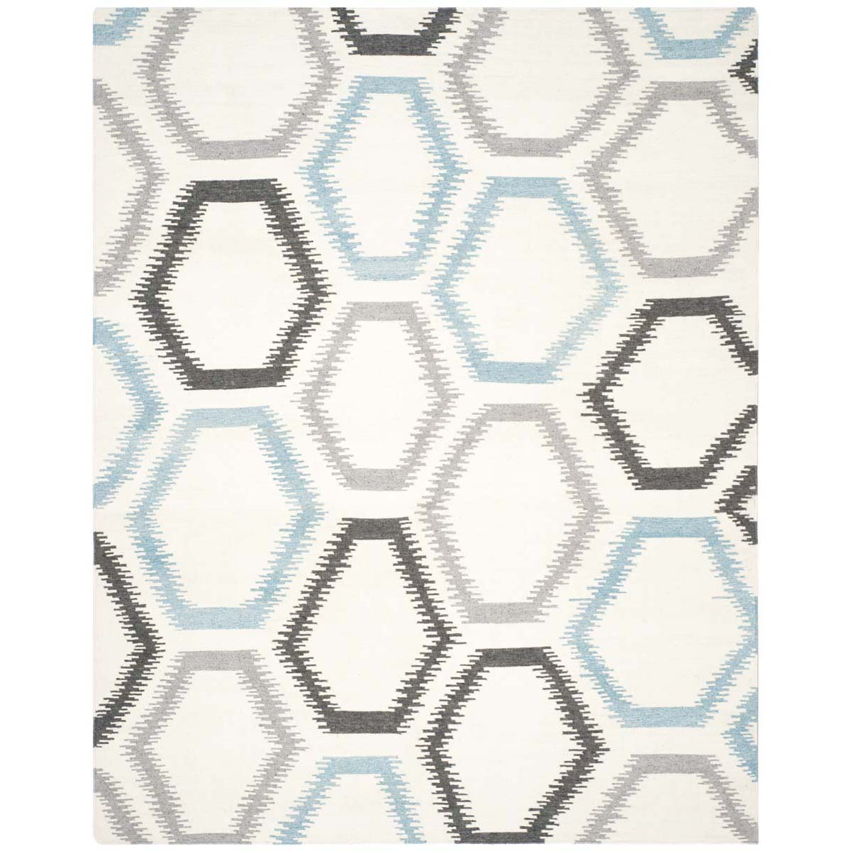 Safavieh Dhurries 655 Rug, DHU655 - Ivory / Multi