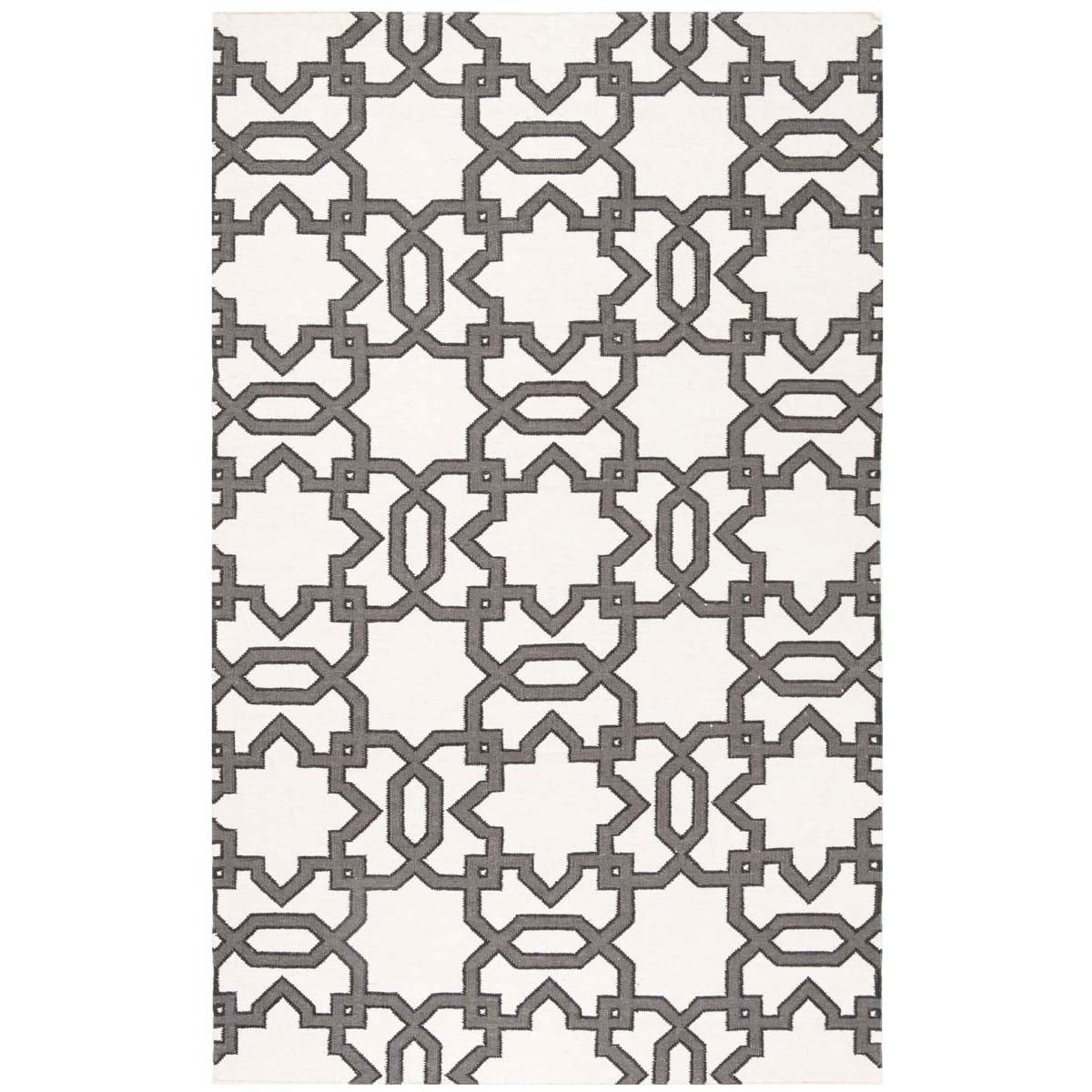 Safavieh Dhurries 751 Rug, DHU751 - Ivory / Grey