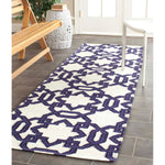 Safavieh Dhurries 751 Rug, DHU751 - Ivory / Purple