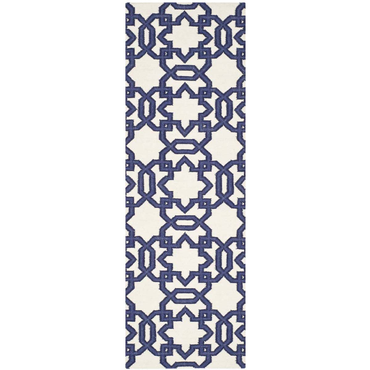 Safavieh Dhurries 751 Rug, DHU751 - Ivory / Purple