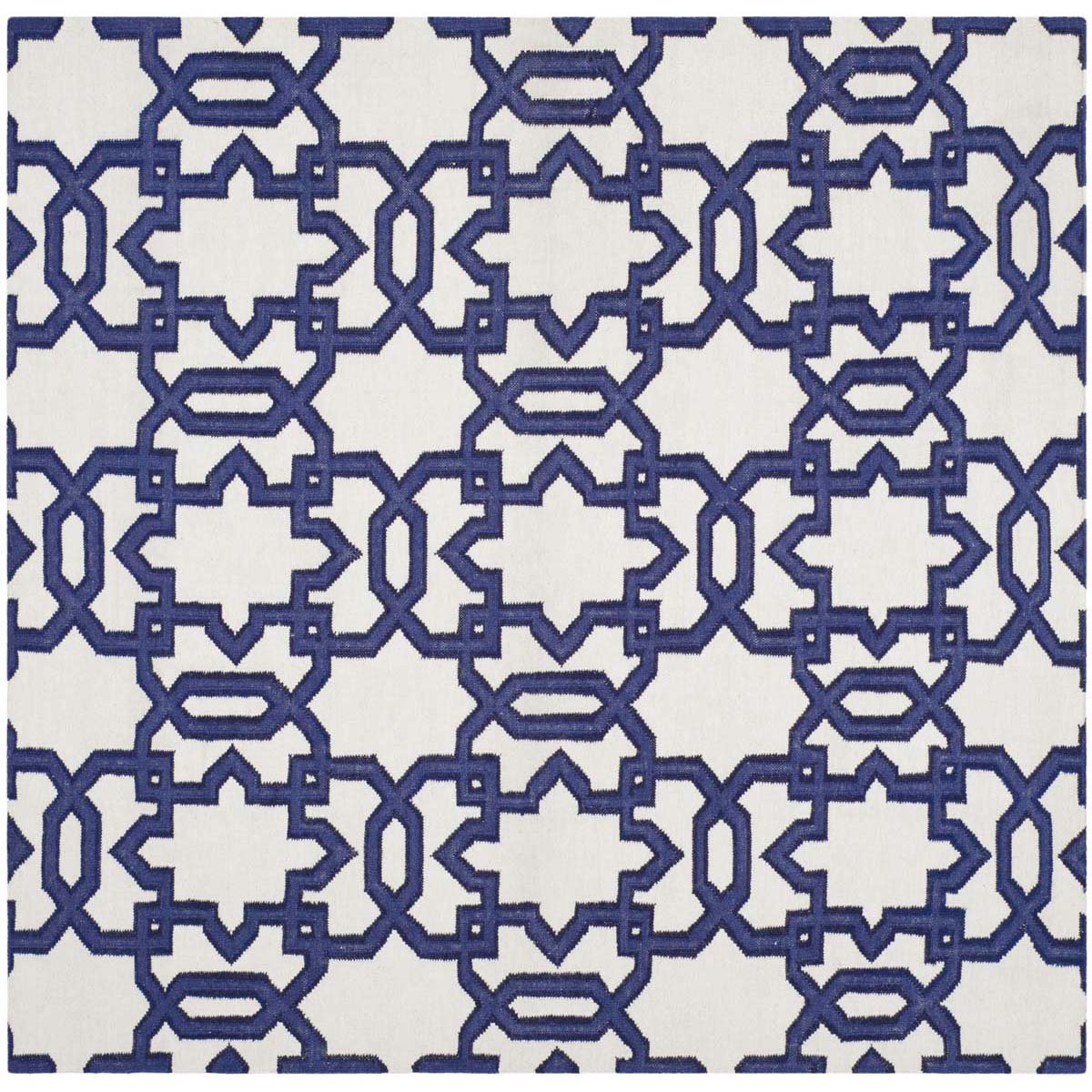 Safavieh Dhurries 751 Rug, DHU751 - Ivory / Purple