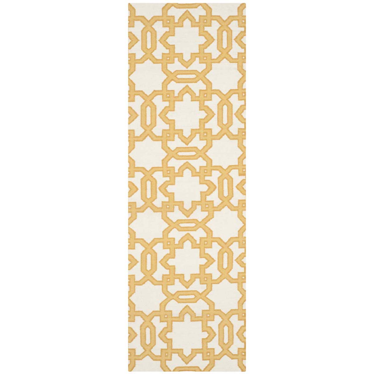 Safavieh Dhurries 751 Rug, DHU751 - Ivory / Yellow