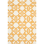 Safavieh Dhurries 751 Rug, DHU751 - Ivory / Yellow