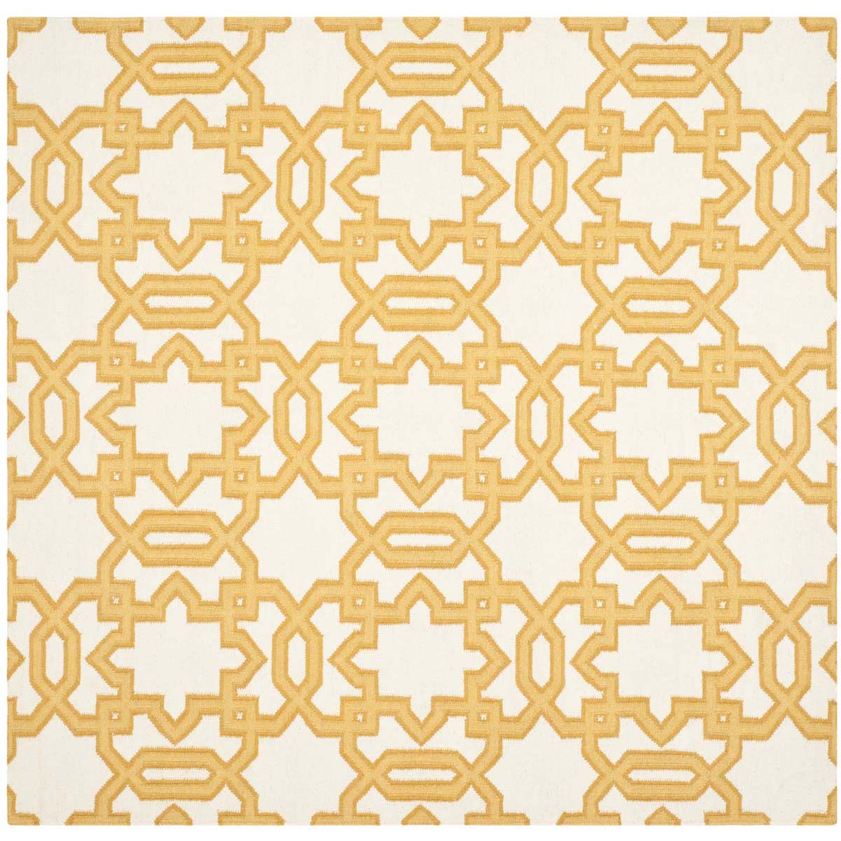 Safavieh Dhurries 751 Rug, DHU751 - Ivory / Yellow