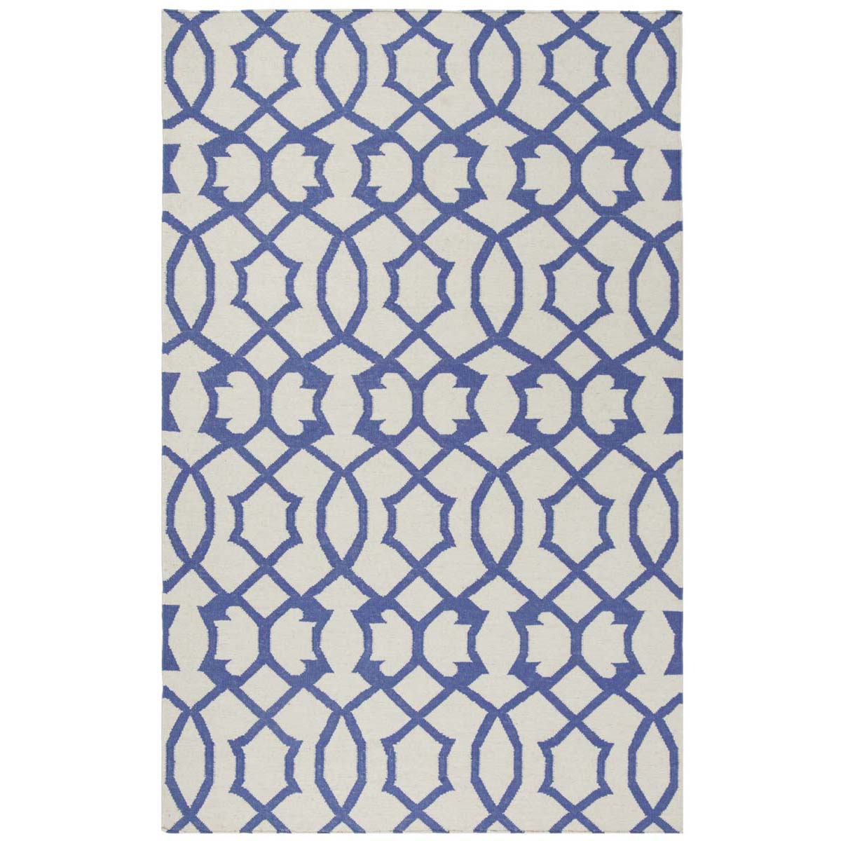 Safavieh Dhurries 753 Rug, DHU753 - Ivory / Purple