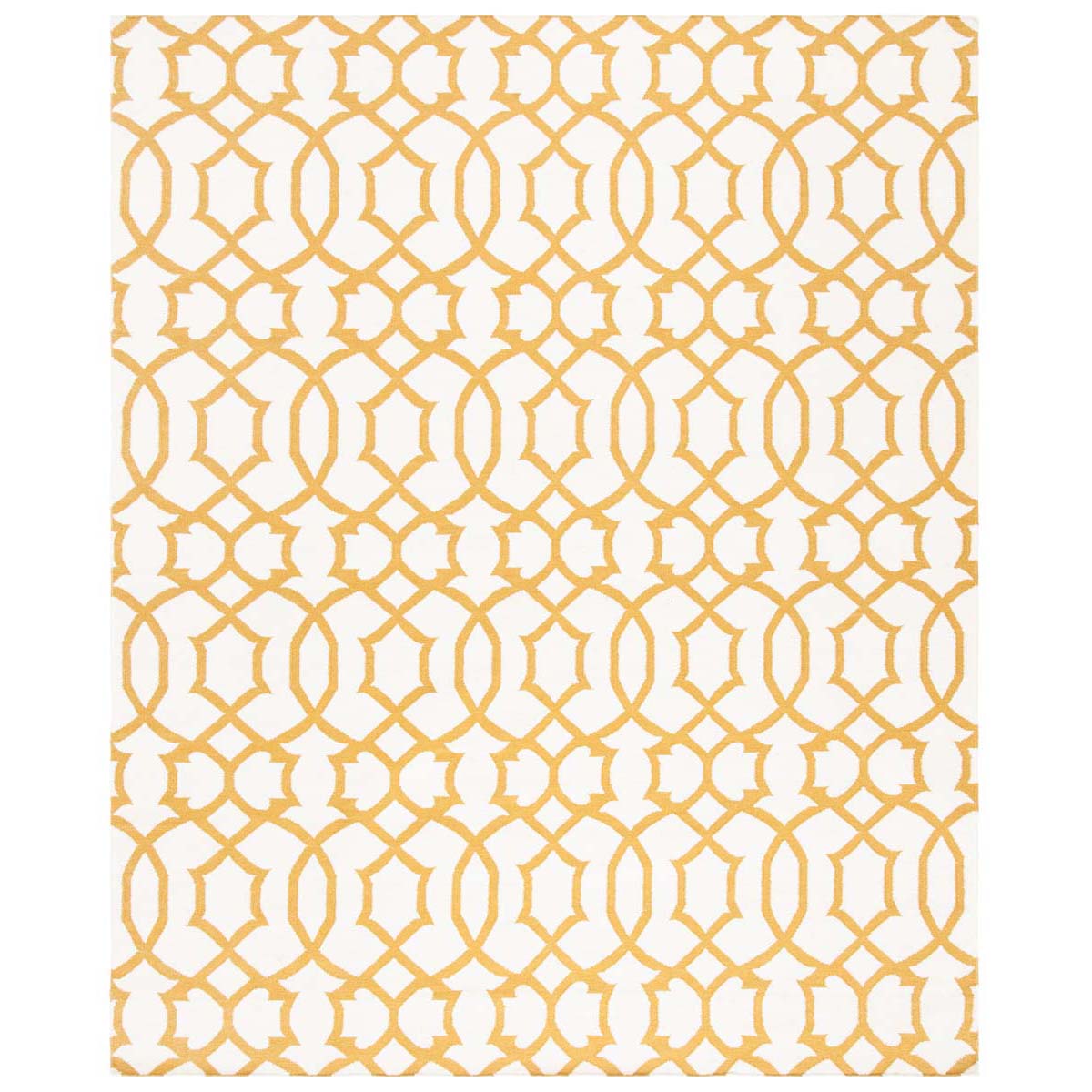 Safavieh Dhurries 753 Rug, DHU753 - Ivory / Yellow