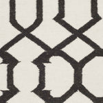 Safavieh Dhurries 753 Rug, DHU753 - Ivory / Charcoal