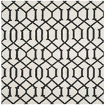 Safavieh Dhurries 753 Rug, DHU753 - Ivory / Charcoal