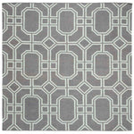 Safavieh Dhurries 860 Rug, DHU860 - Grey / Light Blue