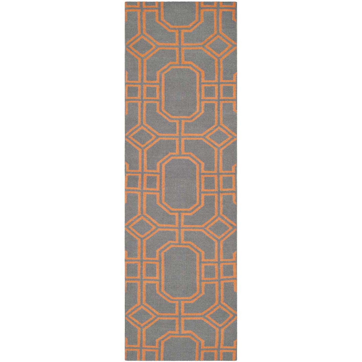 Safavieh Dhurries 860 Rug, DHU860 - Blue / Orange