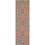 Safavieh Dhurries 860 Rug, DHU860 - Blue / Orange