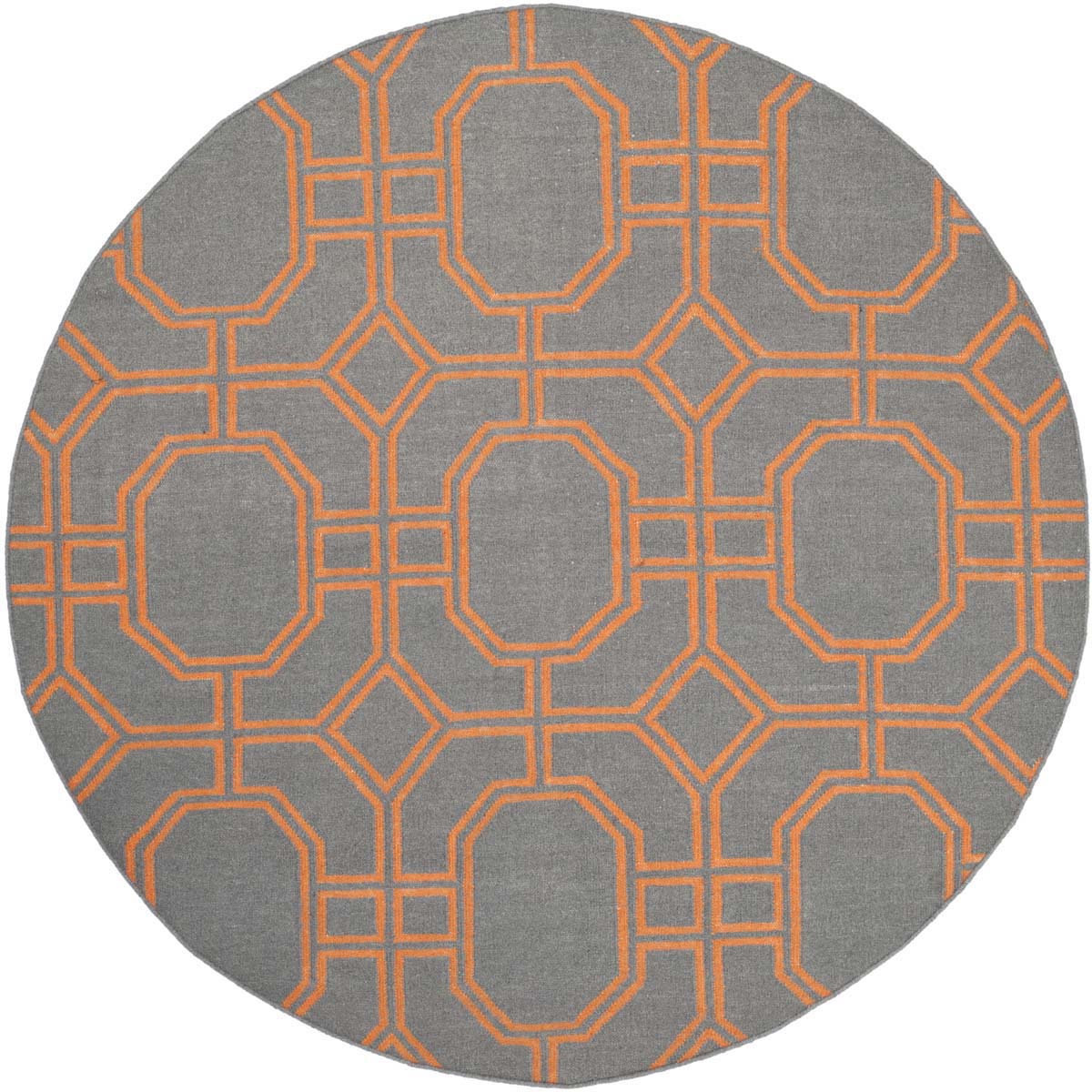 Safavieh Dhurries 860 Rug, DHU860 - Blue / Orange